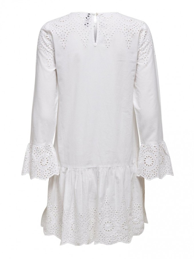 Dress Woman White Only