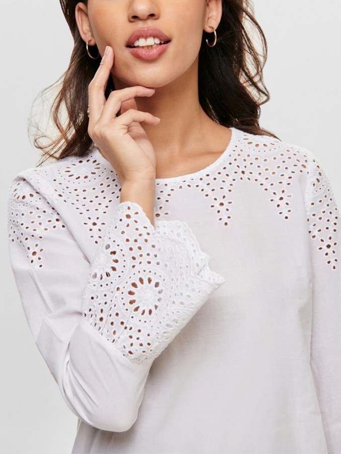 Dress Woman White Only