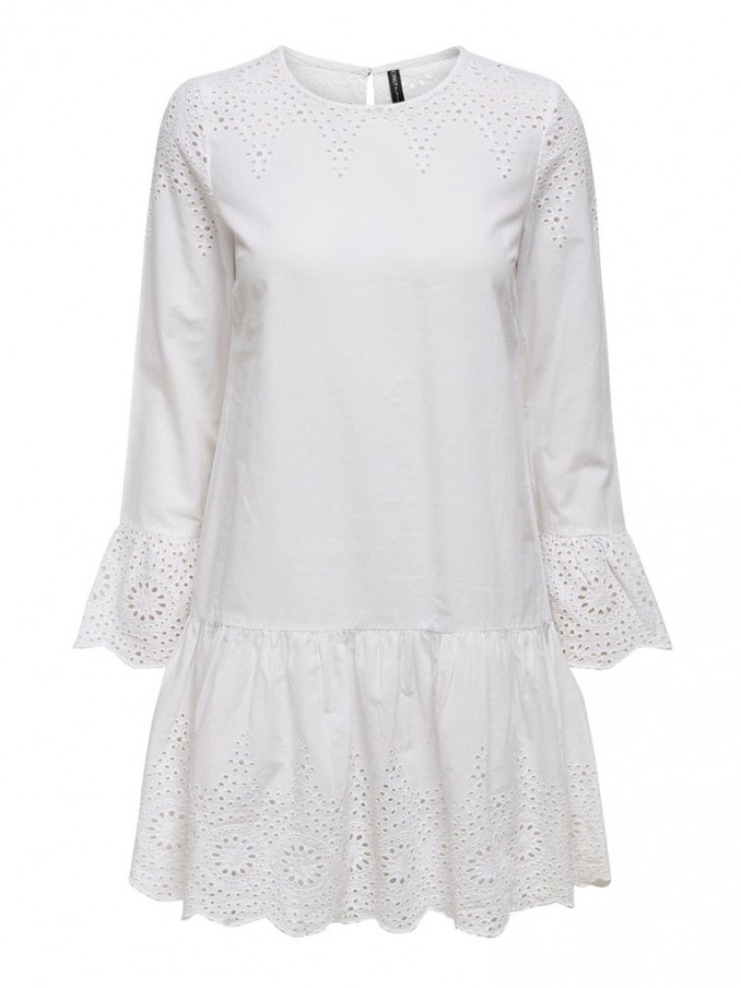 Dress Woman White Only