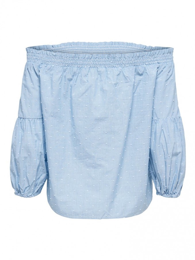 Blusa Mujer Azul Only