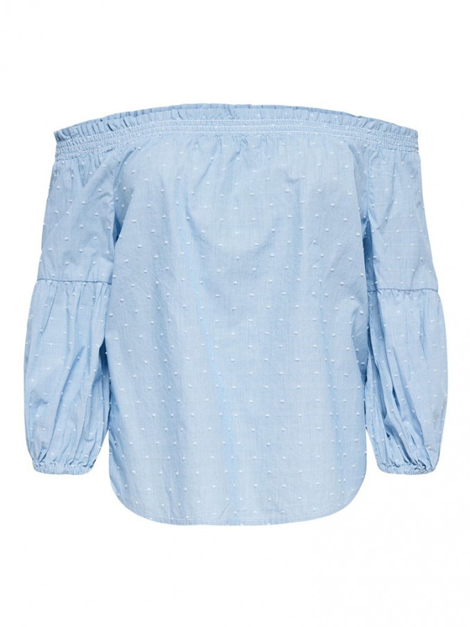 Blusa Mujer Azul Only