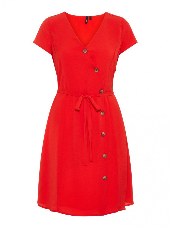 Dress Woman Red Vero Moda