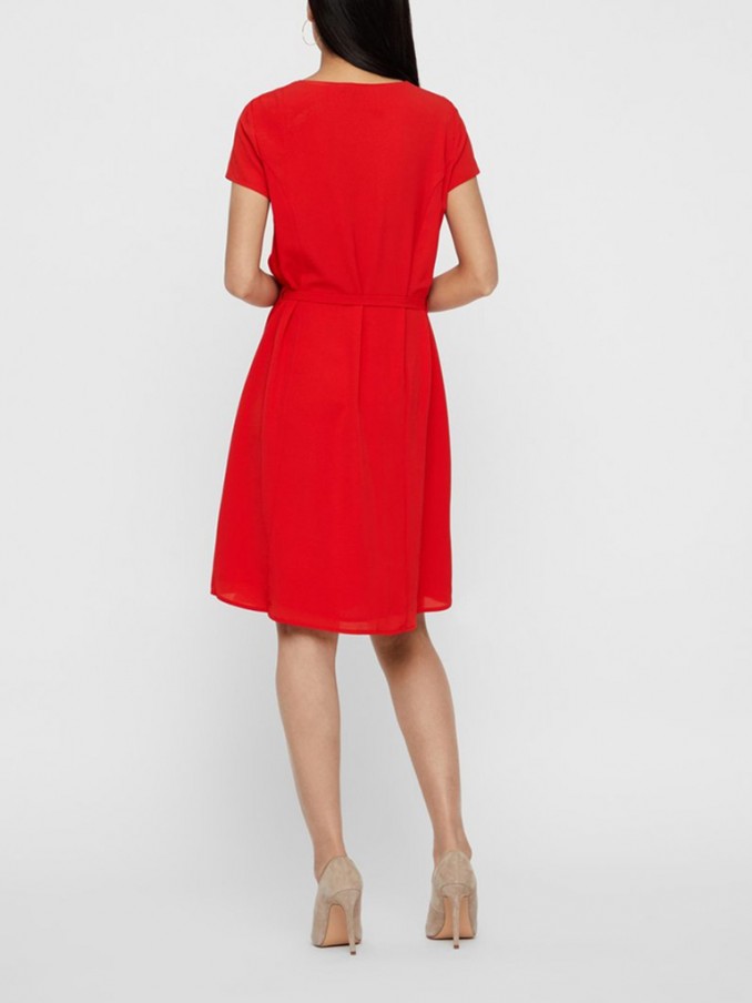 Dress Woman Red Vero Moda