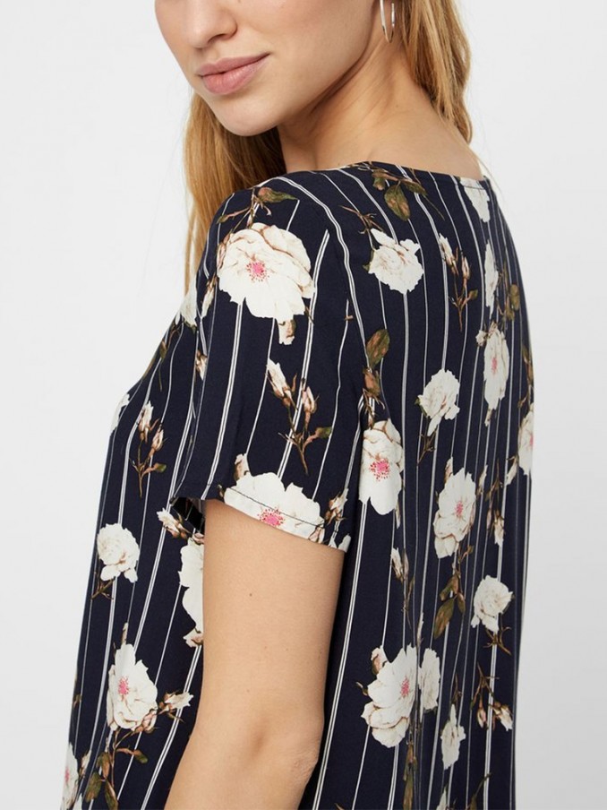 Shirt Woman Navy Blue Vero Moda