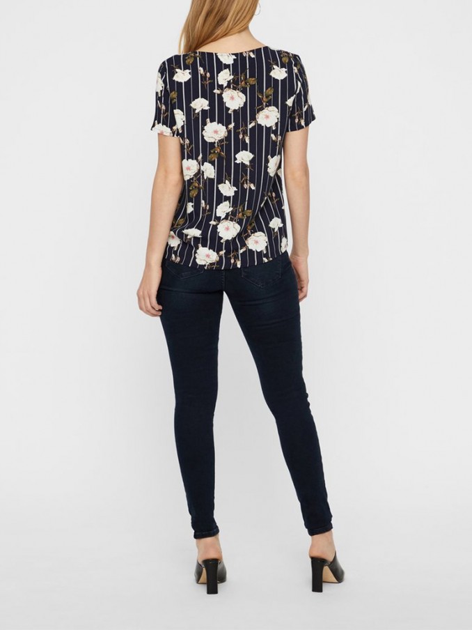 Shirt Woman Navy Blue Vero Moda