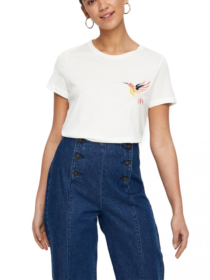 T-Shirt Mulher Bird Vero Moda