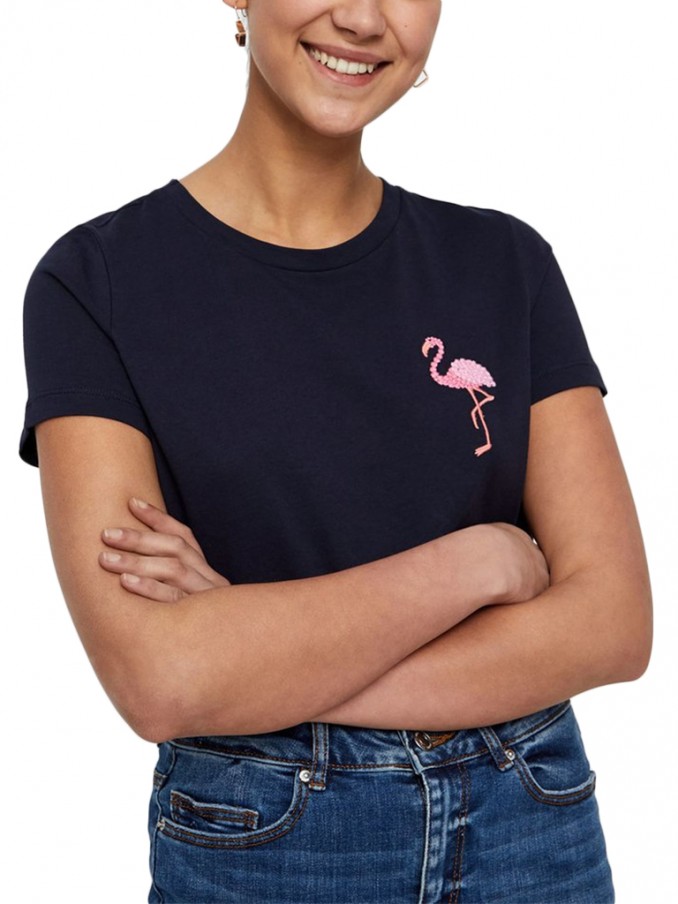 T-Shirt Mulher Bird Vero Moda