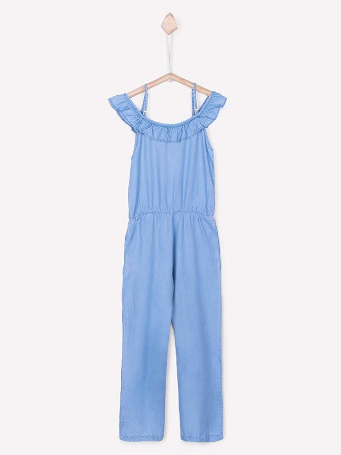 Mono Niña Jeans Ligeros Tiffosi Kids