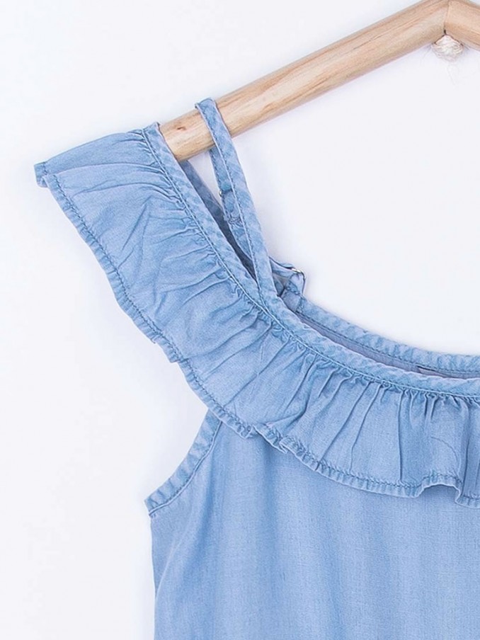 Mono Niña Jeans Ligeros Tiffosi Kids