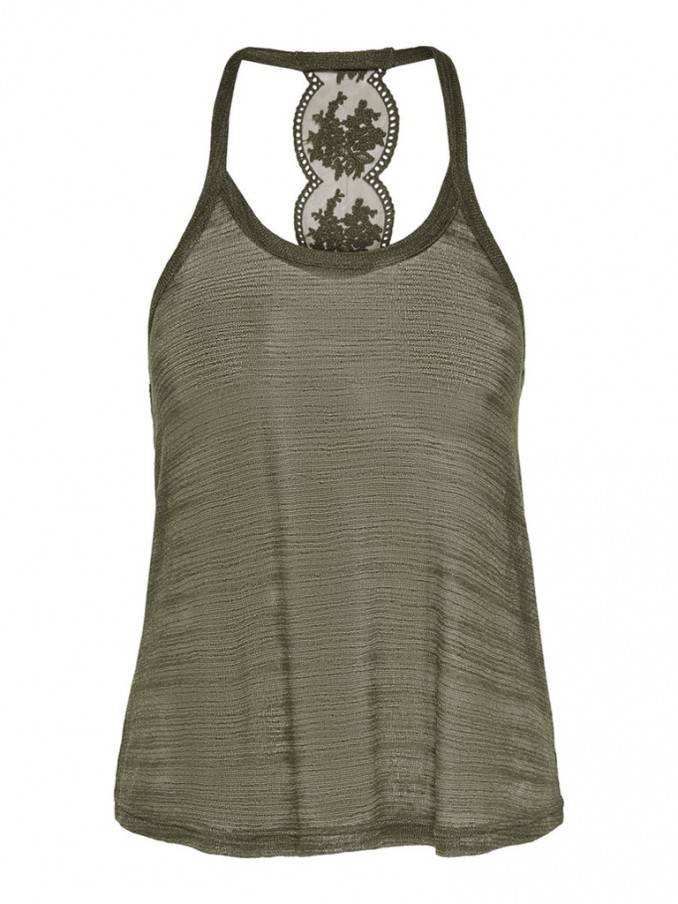 Blusa Mujer Verde Only
