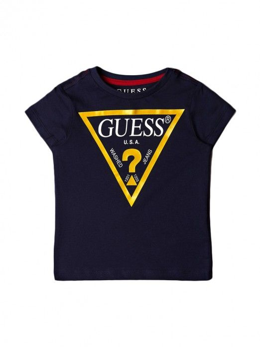 guess navy t shirt