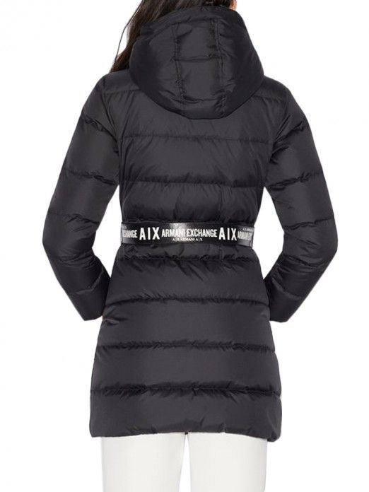 black armani coat