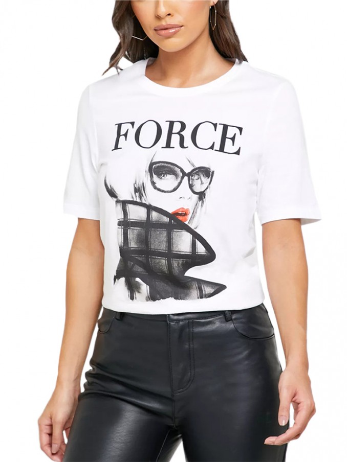 T-Shirt Woman White Only