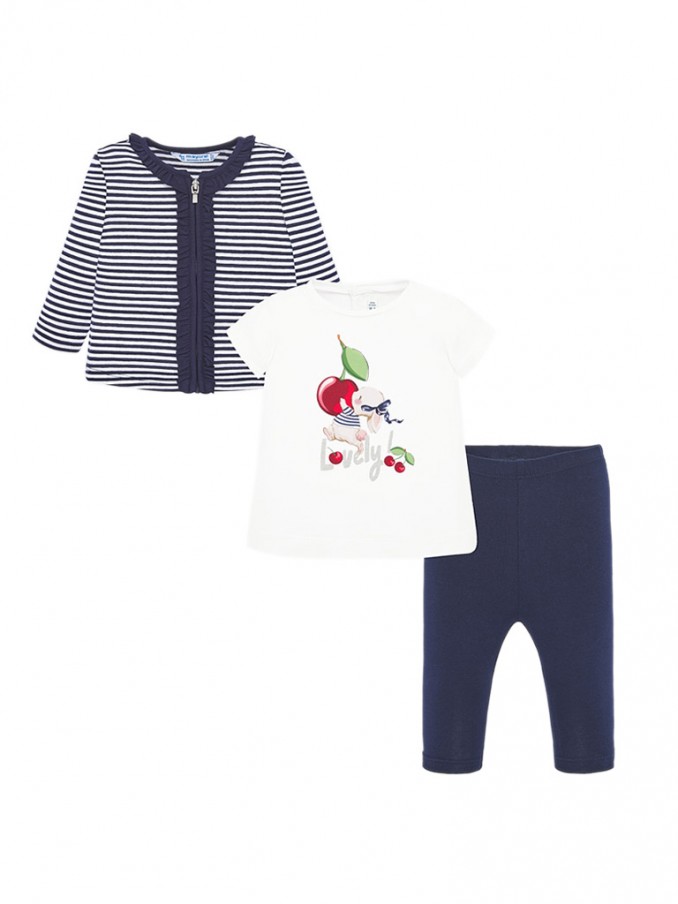 Set Baby Girl Navy Blue Mayoral