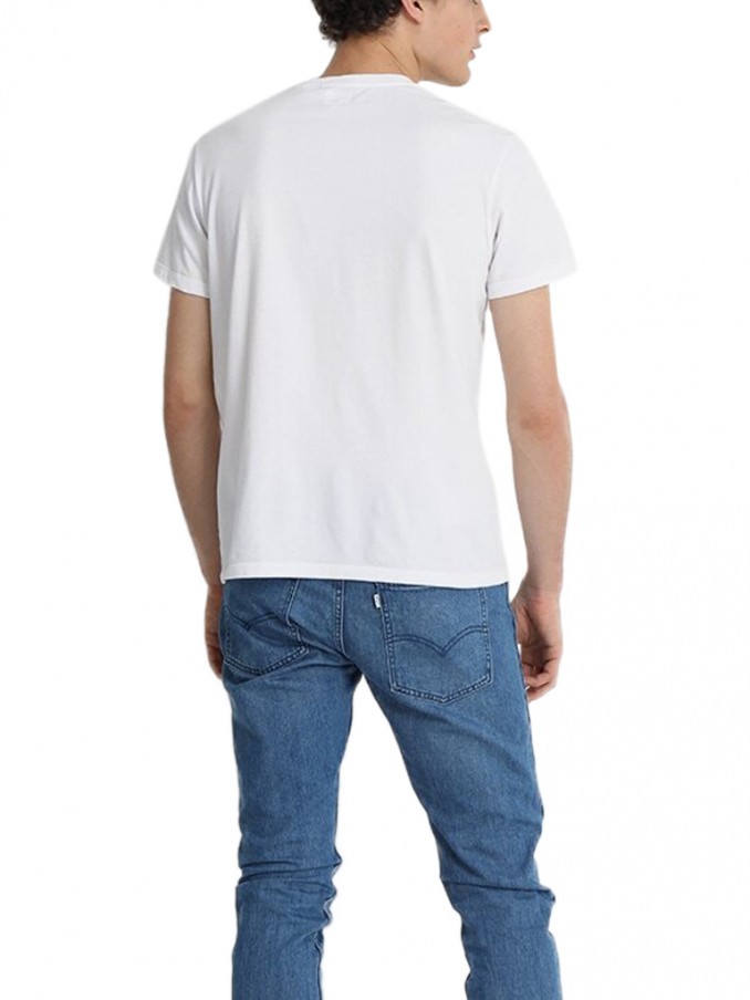 Camiseta Hombre Blanco Levis