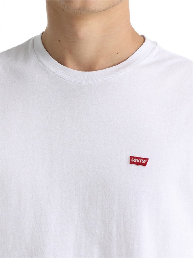 Camiseta Hombre Blanco Levis
