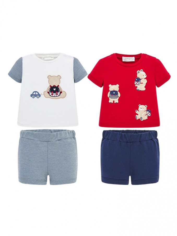 Set Baby Boy Red Mayoral