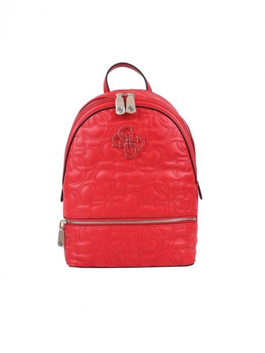 red guess backpack