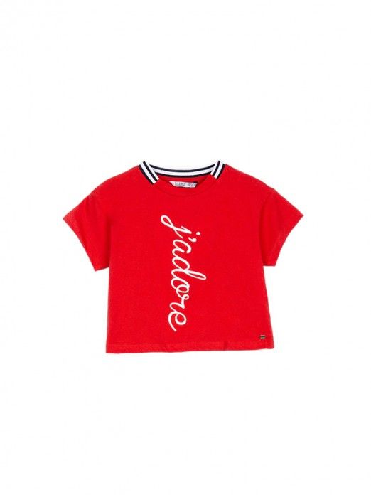 T-Shirt Girl Red Tiffosi Kids