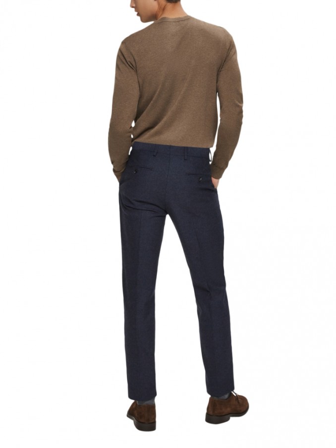 Prendas de Punto Hombre Marrón Selected