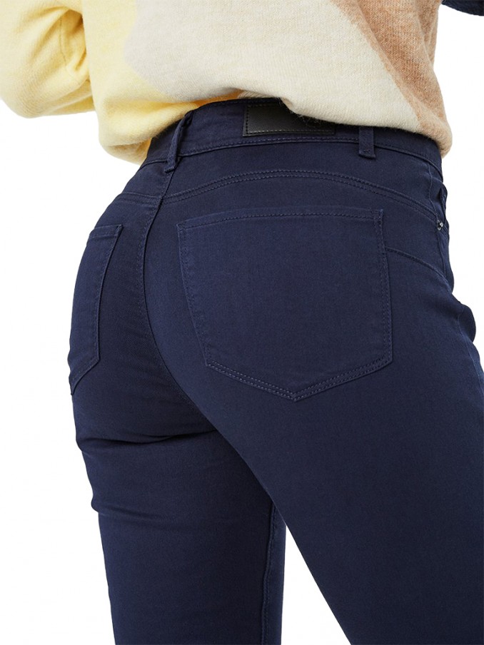 Pants Woman Navy Blue Vero Moda