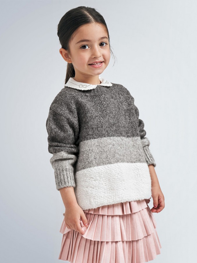 Knitwear Girl Grey Mayoral