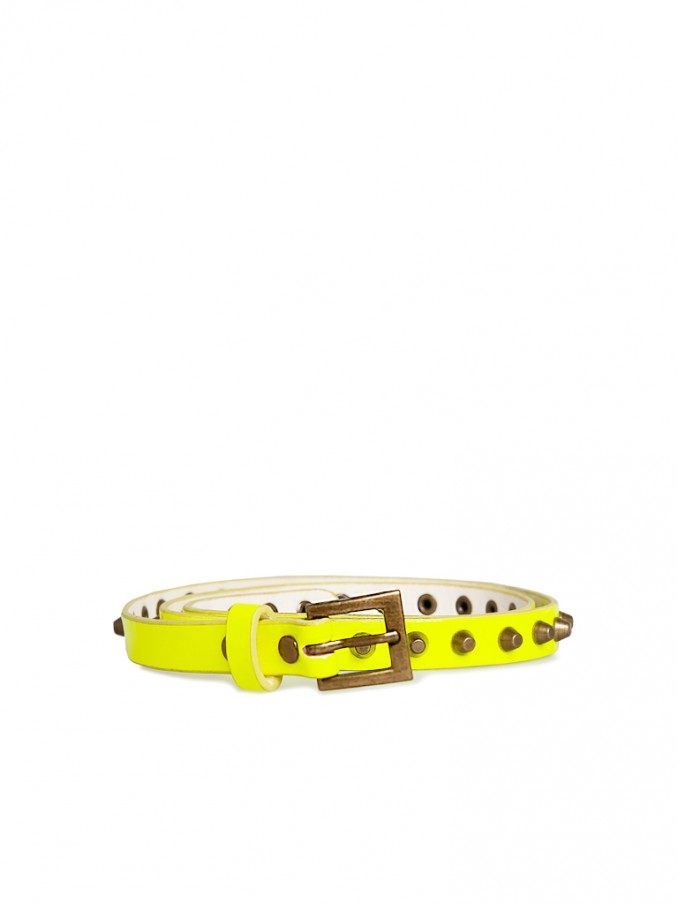 Cinturon Mujer Amarillo Only