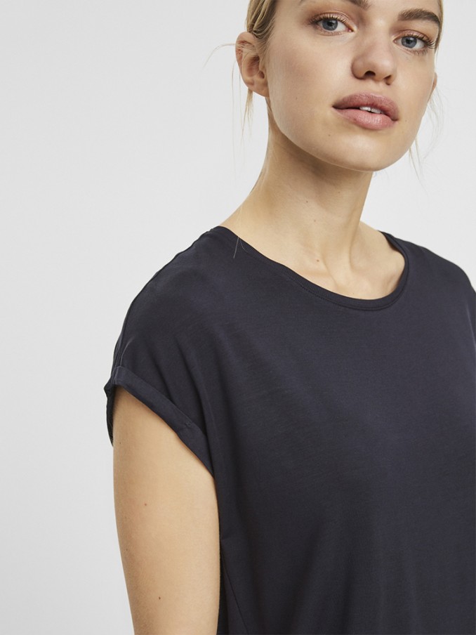 Camiseta Mujer Negro Vero Moda