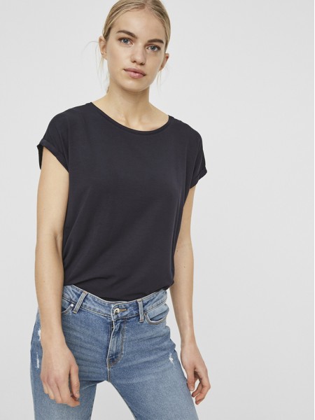 Camiseta Mujer Negro Vero Moda