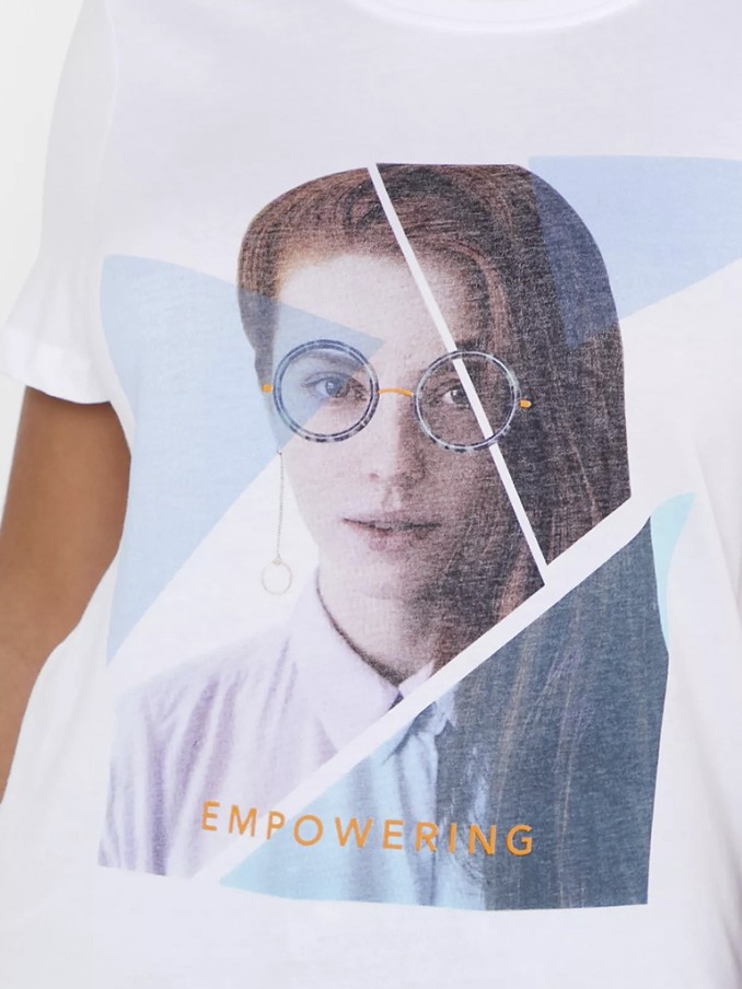 Camiseta Mujer Blanco Only