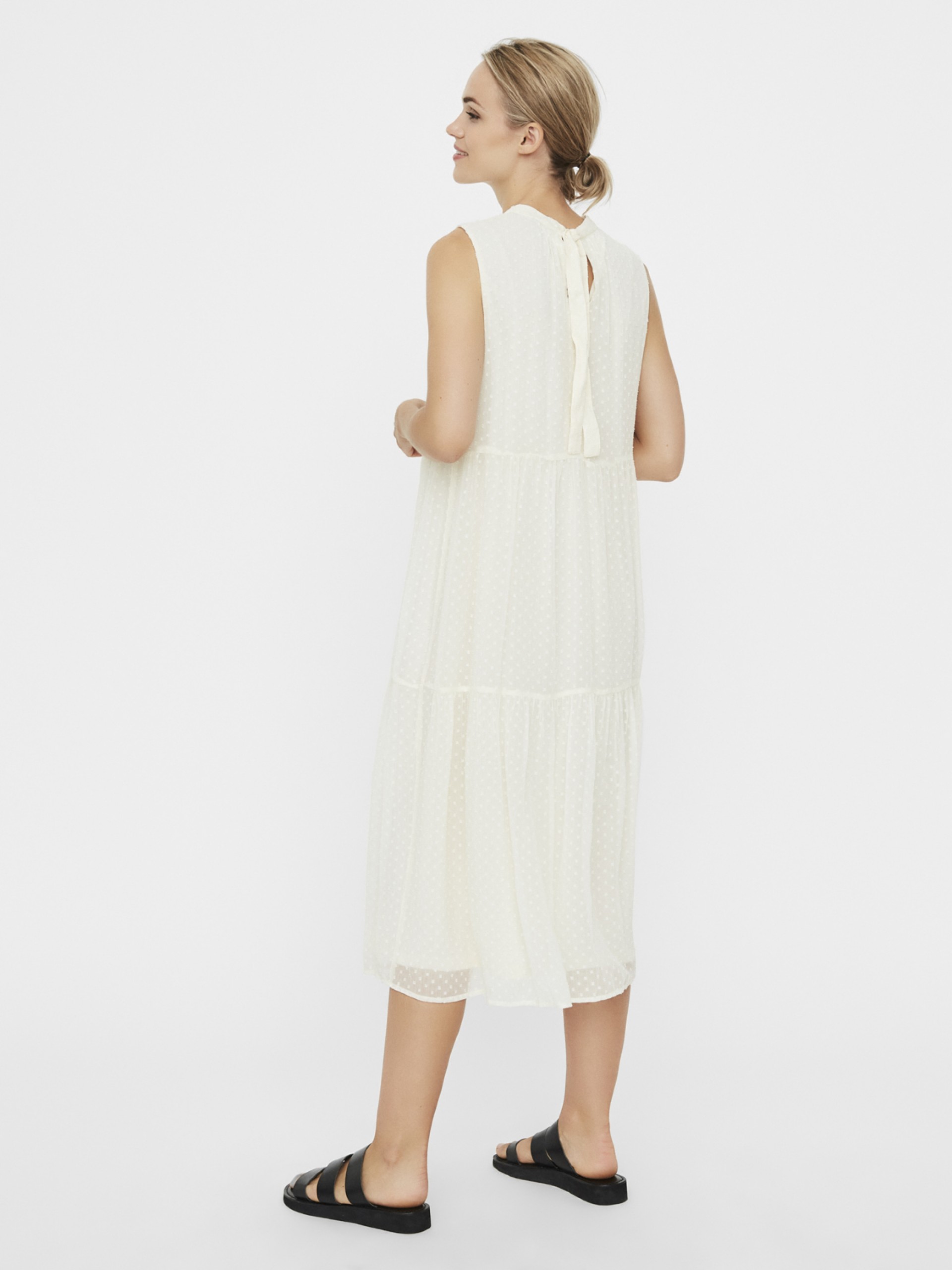 Vestido Mujer Crema Vero Moda