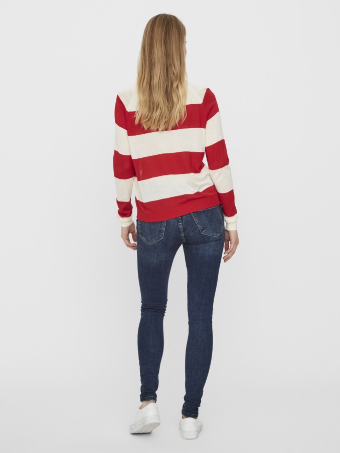 Prendas de Punto Mujer Rojo Vero Moda