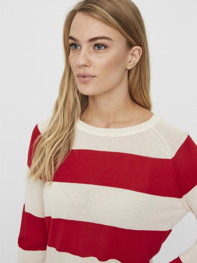 Prendas de Punto Mujer Rojo Vero Moda