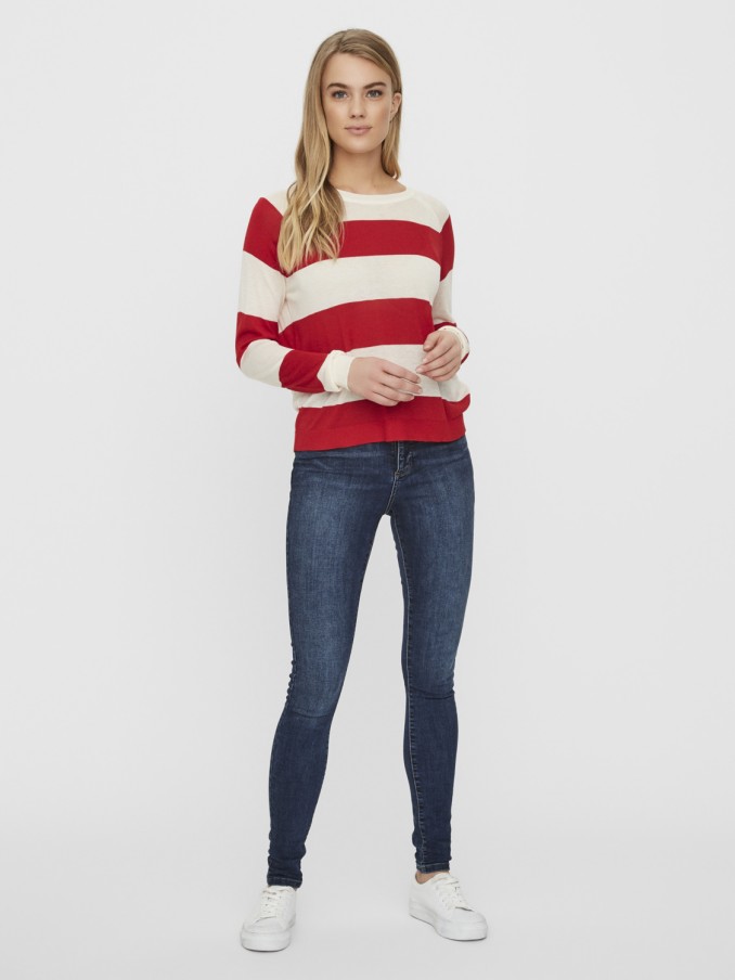Prendas de Punto Mujer Rojo Vero Moda