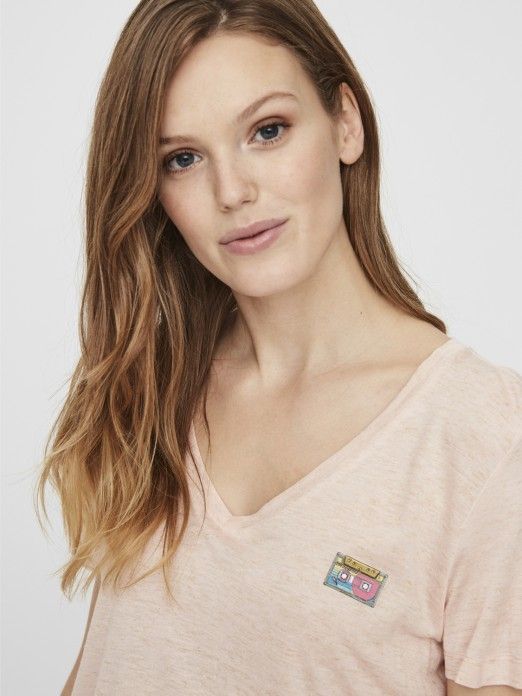 T-Shirt Mulher Joanna Vero Moda