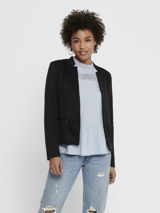 Chaqueta Mujer Negro Only