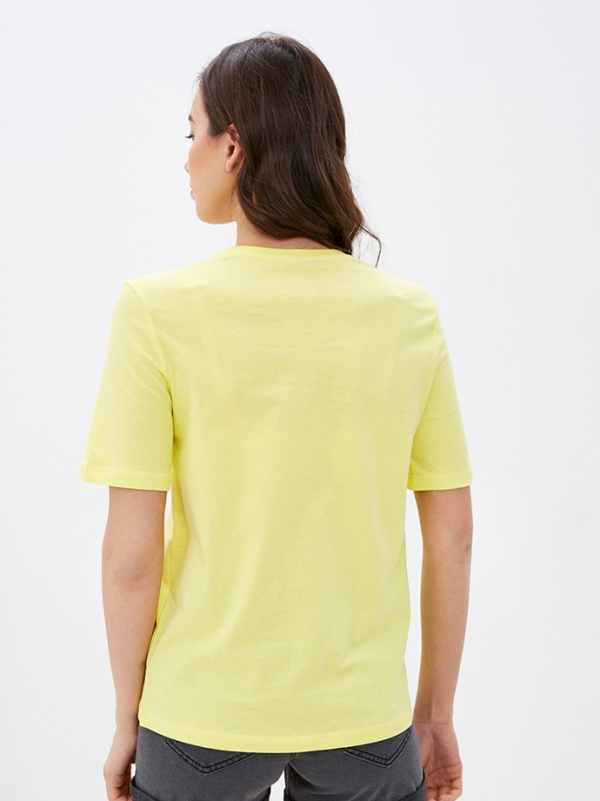 Camiseta Mujer Amarillo Only