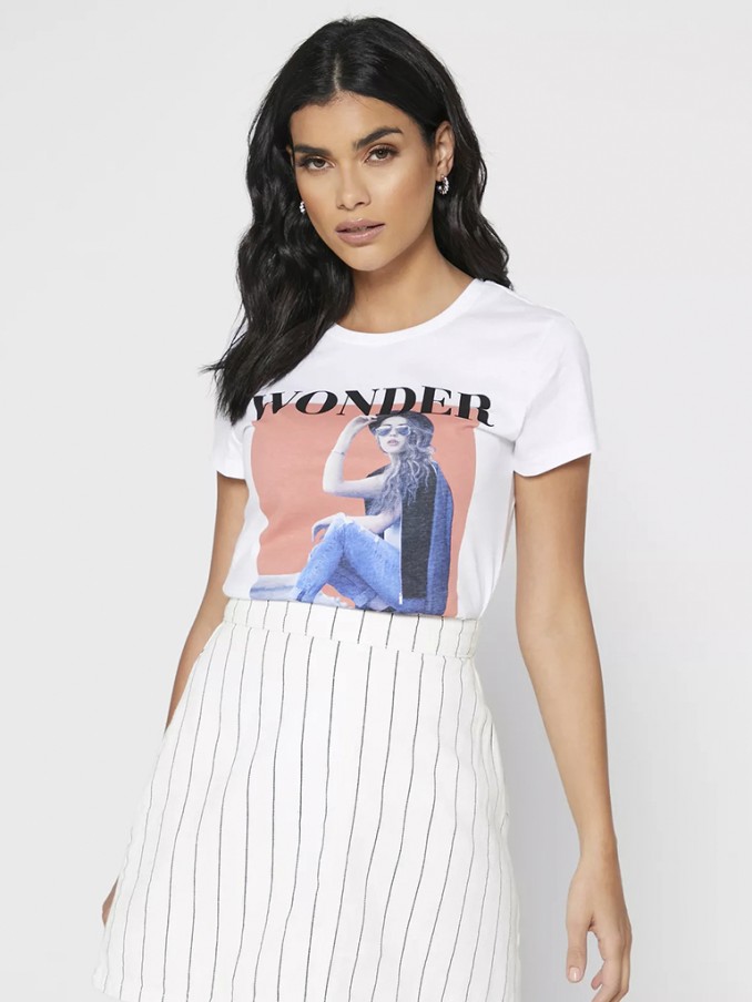 T-Shirt Woman Cream Only