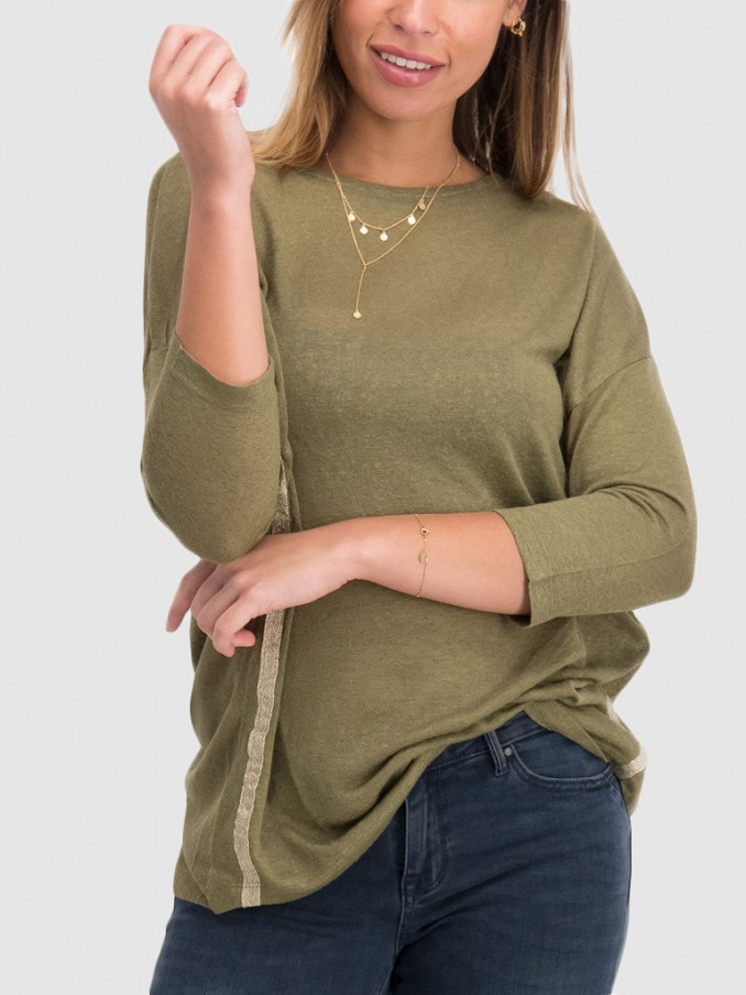 Camiseta Mujer Verde Only