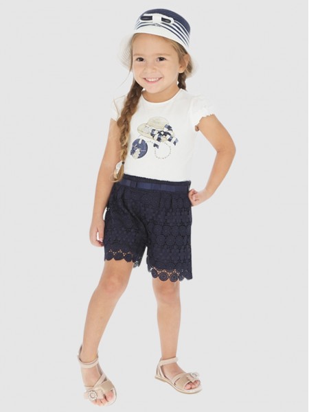 Shorts Girl Navy Blue Mayoral