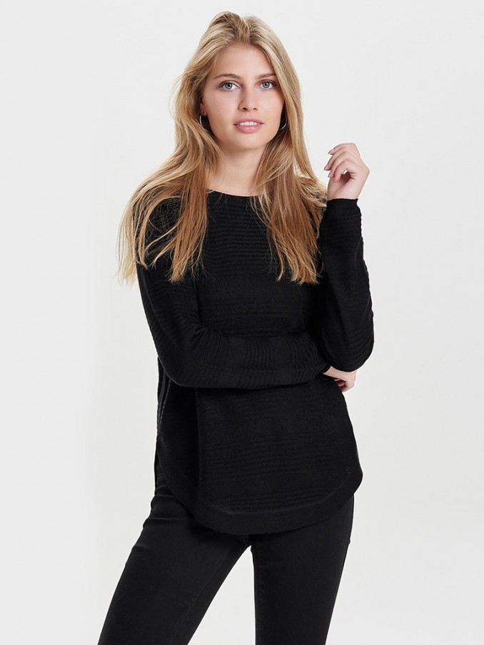 Prendas de Punto Mujer Negro Only