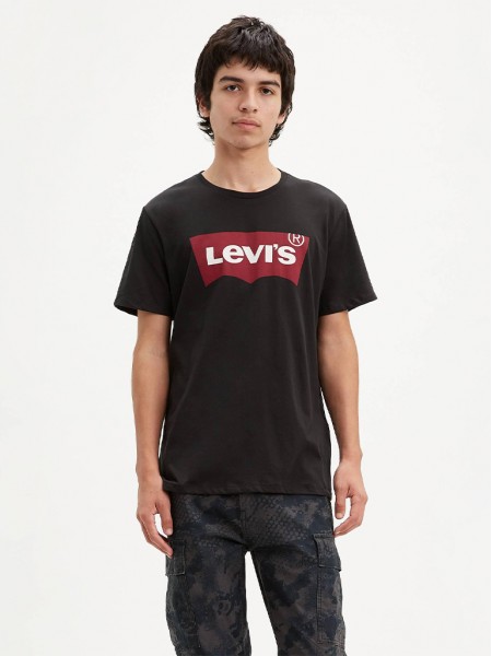 Camiseta Hombre Negro Levis