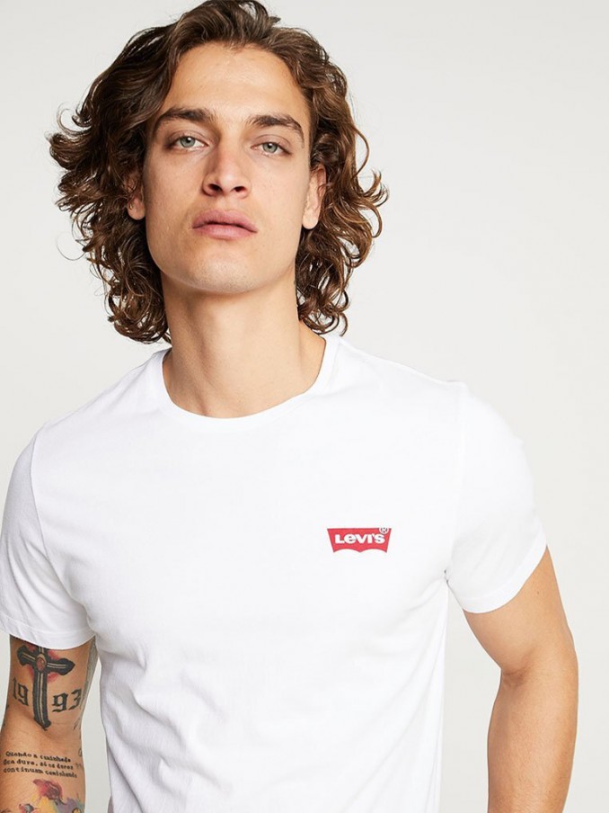 Camiseta Hombre Blanco Levis