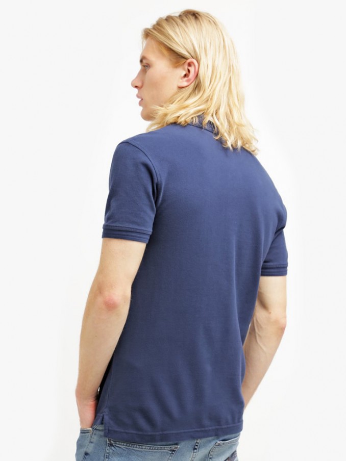 Polo Shirt Man Navy Blue Levis