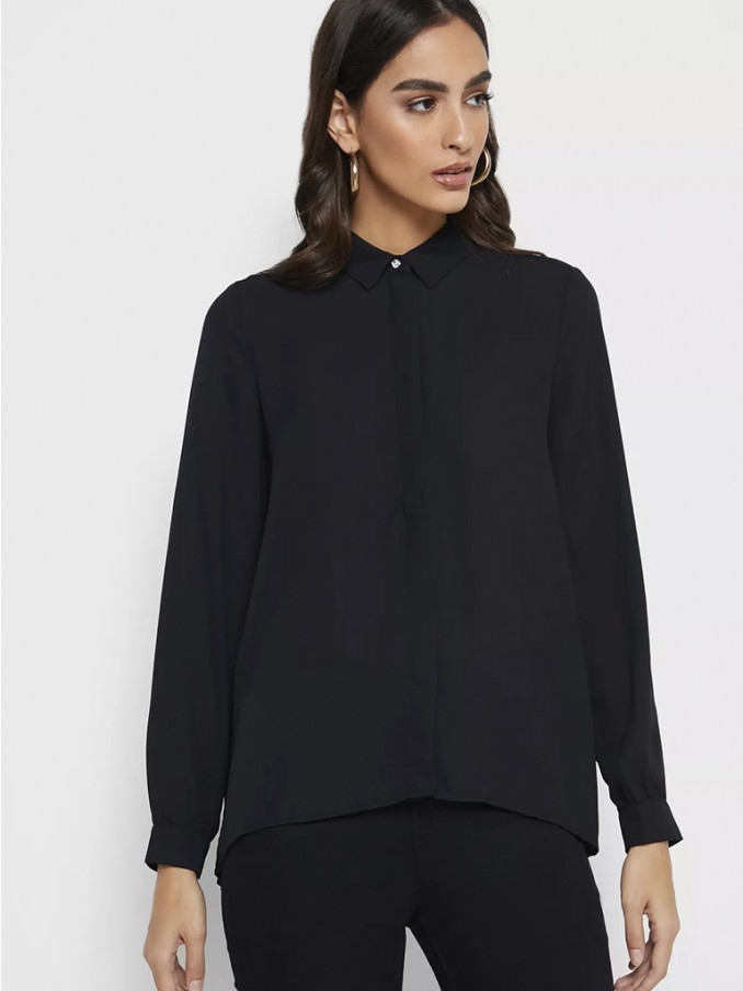 Camisa Mujer Negro Only