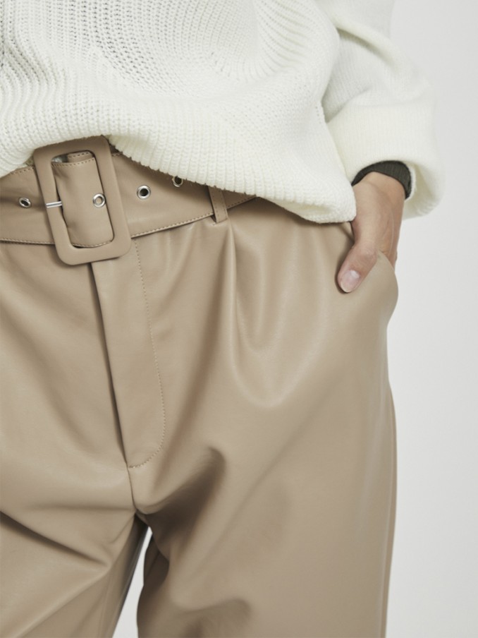 Pantalones Mujer Beige Vila