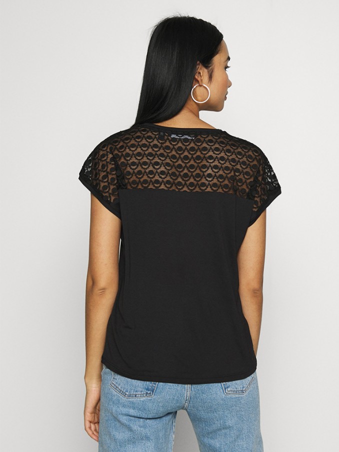 T-Shirt Woman Black Vero Moda