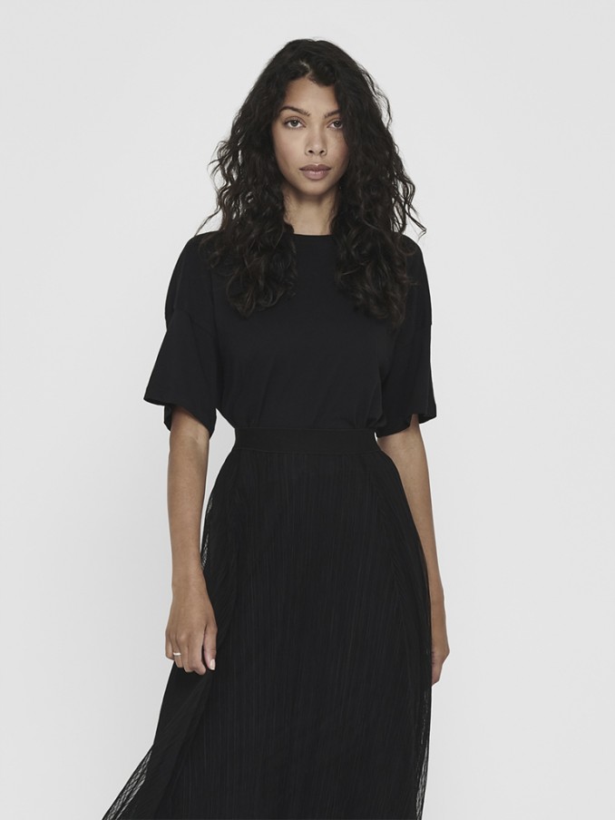 Camiseta Mujer Negro Only