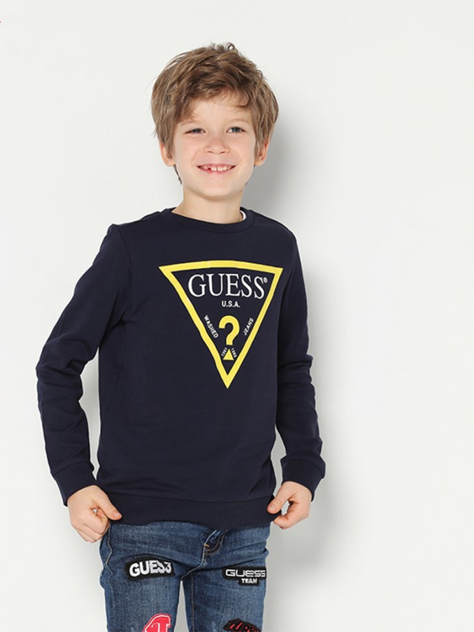 Sweatshirt Boy Dark Blue Guess