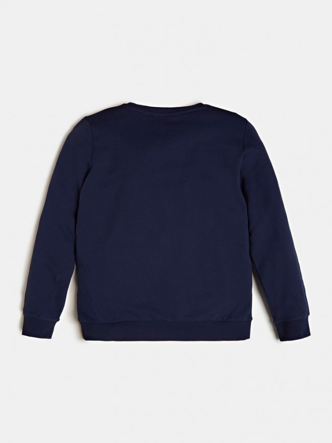 Sweatshirt Boy Dark Blue Guess